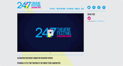 Desktop Screenshot of 247theatrefestival.co.uk